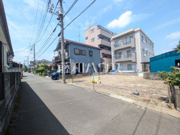 接道状況および現場風景　【八王子市並木町】