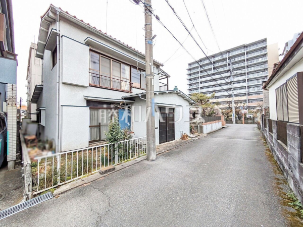 接道状況および現場風景　【八王子市並木町】
