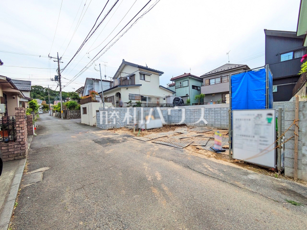 接道状況および現場風景　【八王子市打越町】
