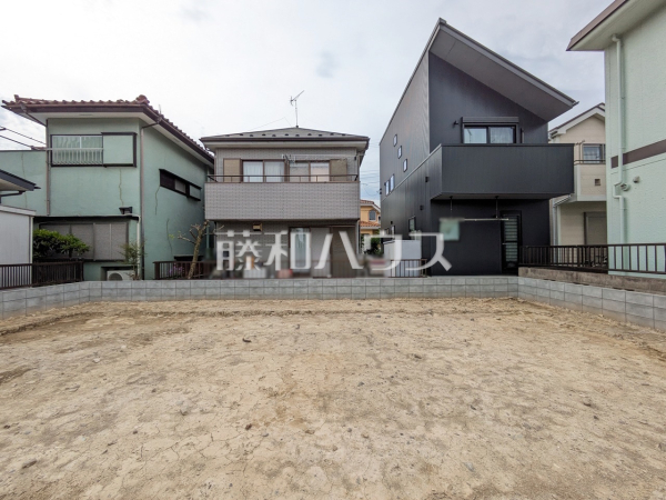 外観　【八王子市打越町】きれいに整備された敷地。これから夢の新邸がここに建ちます。　