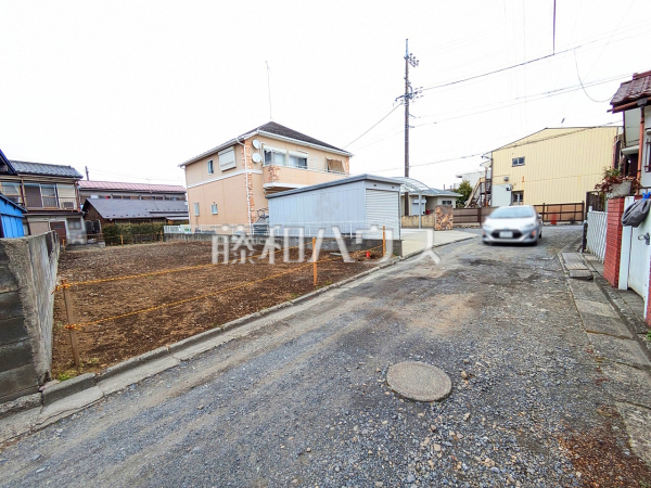 接道状況および現場風景　【八王子市横川町】