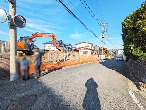 接道状況および現場風景　【八王子市めじろ台３丁目】