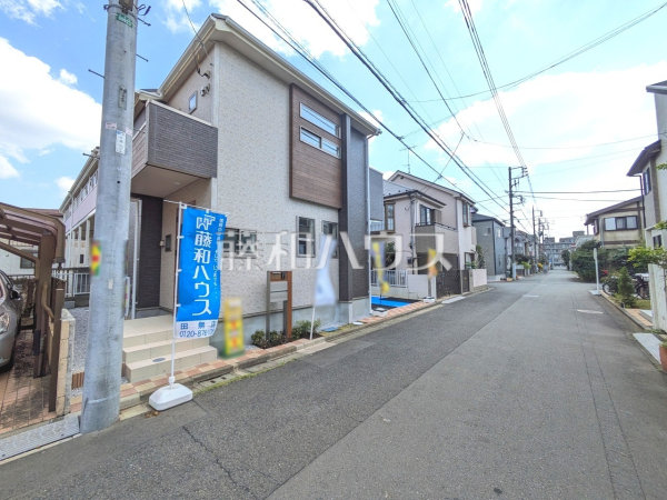 接道状況および現場風景　【小平市小川町１丁目】