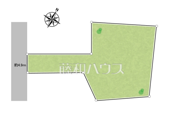 全体区画図　【志木市下宗岡４丁目】