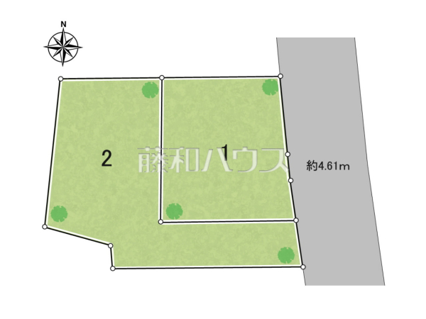全体区画図　【西東京市田無町１丁目】
