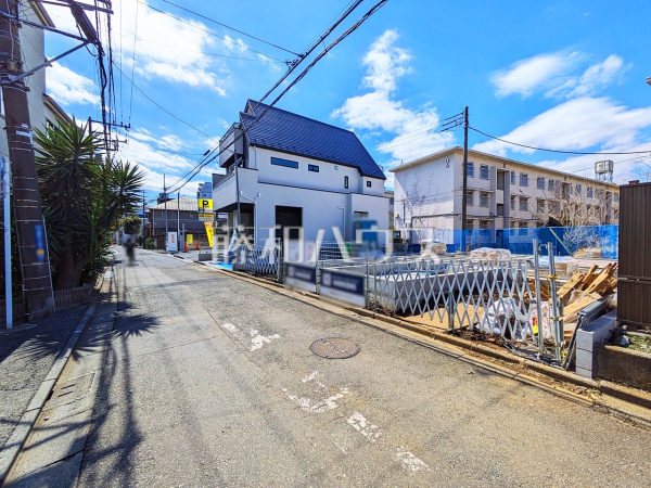 接道状況および現場風景　【西東京市田無町１丁目】