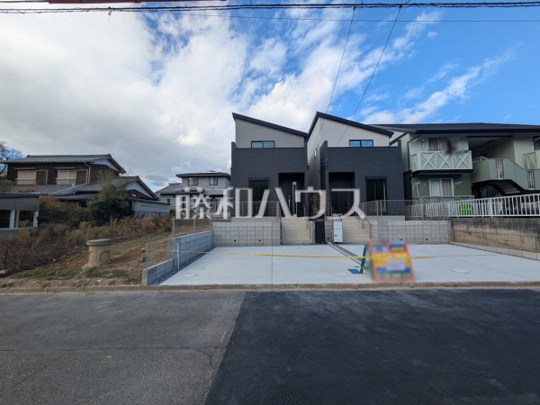 1号棟　接道状況および現場風景　【春日井市高蔵寺町６丁目】