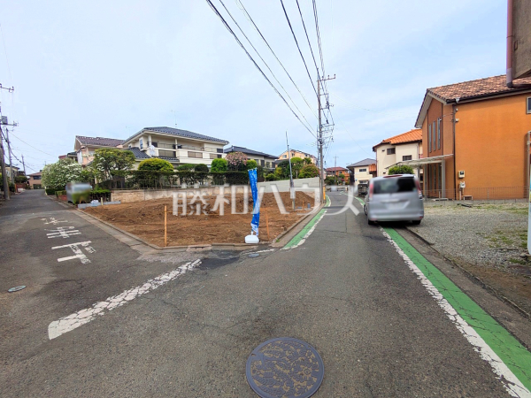 接道状況および現場風景　【富士見市関沢２丁目】