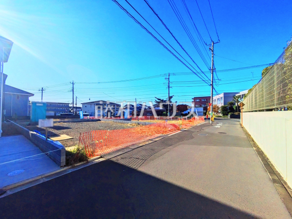 接道状況および現場風景　【武蔵村山市岸１丁目】