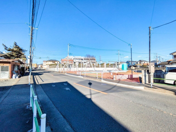 接道状況および現場風景　【武蔵村山市岸１丁目】