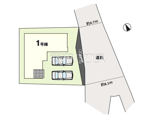 全体区画図　【福岡市南区屋形原５丁目】