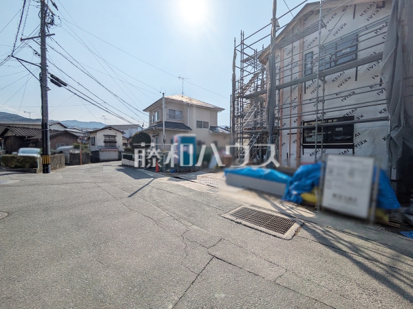 接道状況および現場風景　【福岡市南区屋形原５丁目】