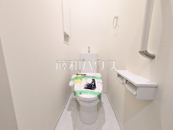 1号棟　ウォシュレット付きトイレ！リビング・お風呂に続いて意外と癒しの空間かも！？　【八王子市散田町４丁目】
