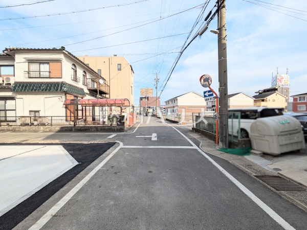 接道状況および現場風景　【西春日井郡豊山町大字豊場字新田町】
