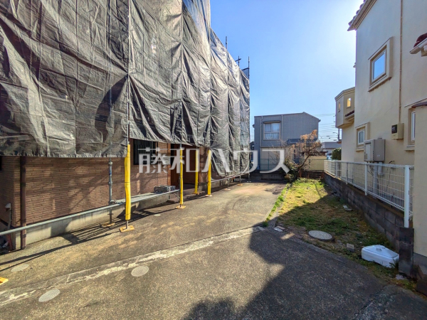 接道状況および現場風景　【昭島市田中町２丁目】