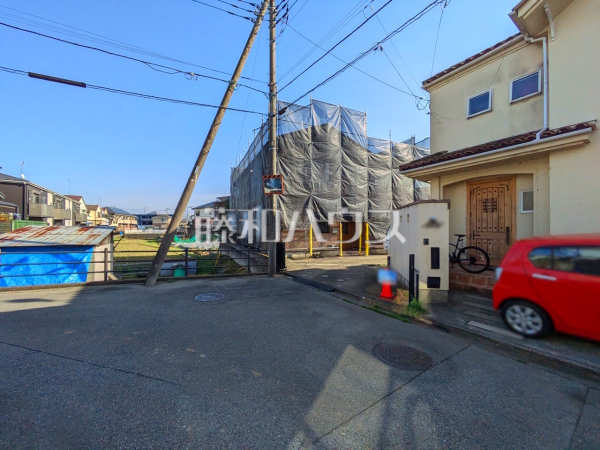 接道状況および現場風景　【昭島市田中町２丁目】