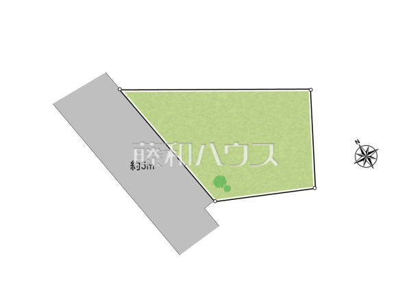 ≪全体区画図≫前面道路はゆとりの5m。車の出し入れも楽々です。【府中市分梅町４丁目】