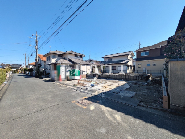 接道状況および現場風景　【八王子市北野台２丁目】