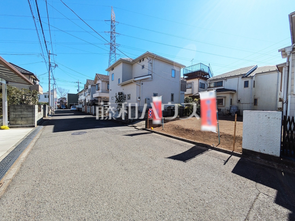 接道状況および現場風景　【東大和市向原４丁目】