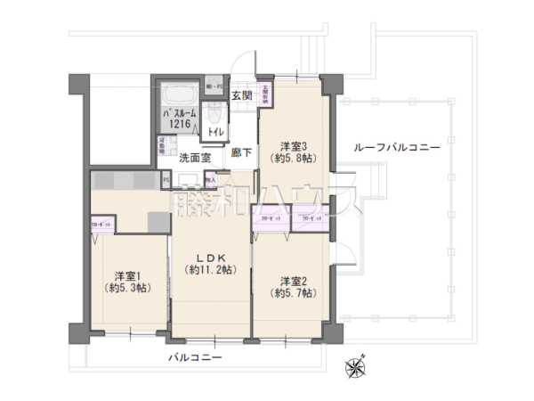 間取図　【アバンティー和光】