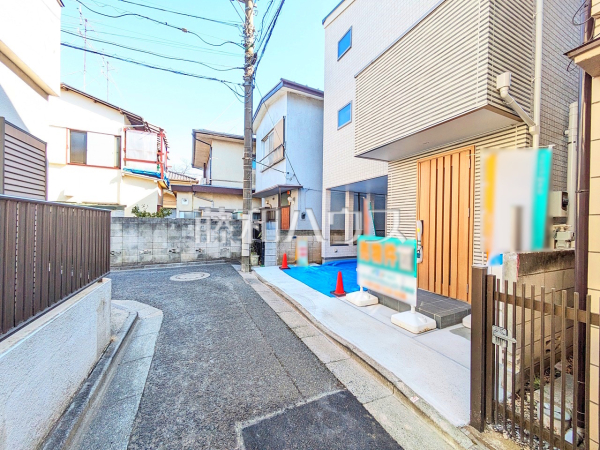 接道状況および現場風景　【練馬区東大泉７丁目】
