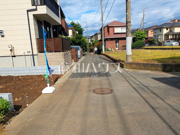 接道状況および現場風景　【志木市本町３丁目】