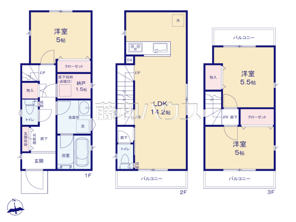 間取図　【志木市本町３丁目】