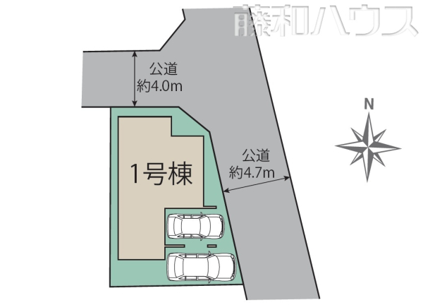区画図　【小牧市新町１丁目】