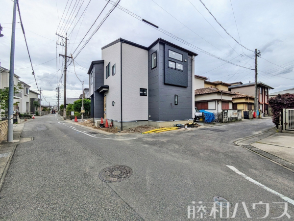 接道状況および現場風景　【小牧市新町１丁目】