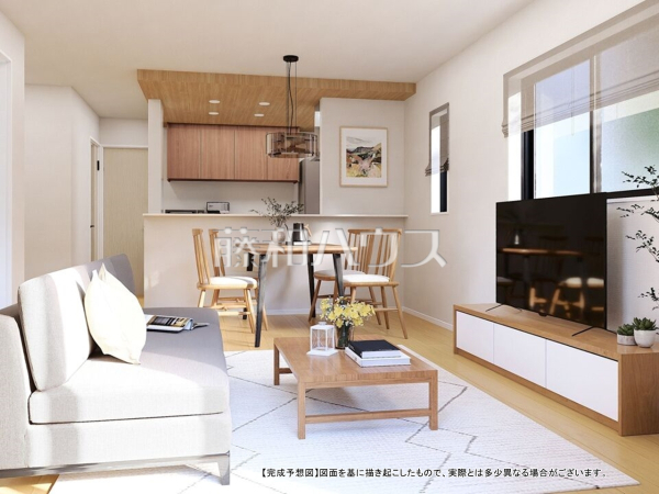 1号棟　完成予想図（内観）　【清瀬市中清戸５丁目】