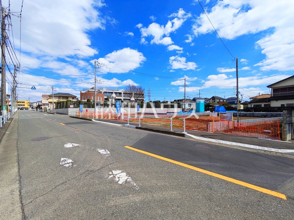 接道状況および現場風景　【武蔵村山市岸１丁目】