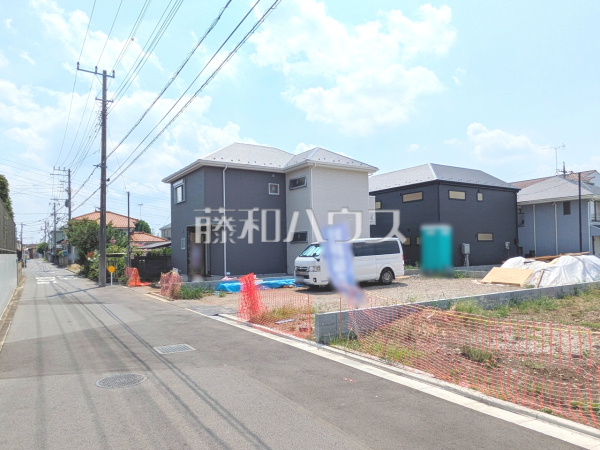 接道状況および現場風景　【武蔵村山市岸１丁目】