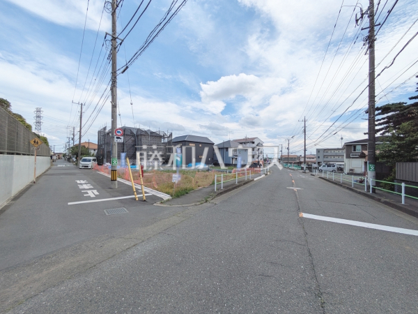 接道状況および現場風景　【武蔵村山市岸１丁目】