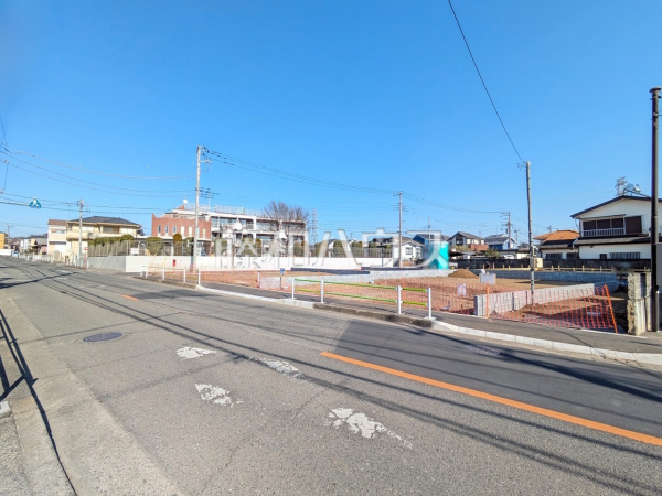 接道状況および現場風景　【武蔵村山市岸１丁目】