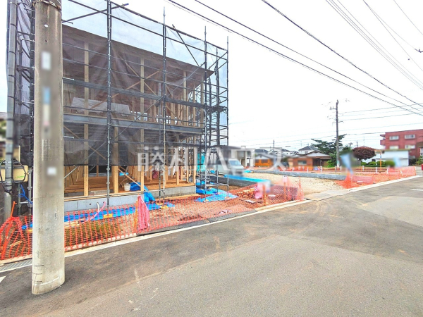 接道状況および現場風景　【武蔵村山市岸１丁目】