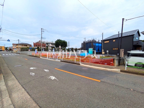 接道状況および現場風景　【武蔵村山市岸１丁目】