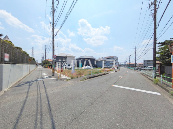 接道状況および現場風景　【武蔵村山市岸１丁目】