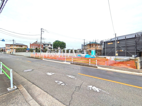 接道状況および現場風景　【武蔵村山市岸１丁目】