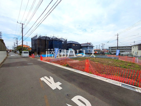 接道状況および現場風景　【武蔵村山市岸１丁目】
