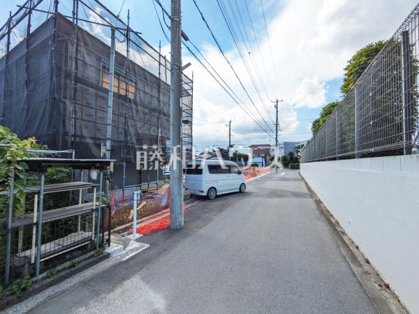 接道状況および現場風景　【武蔵村山市岸１丁目】