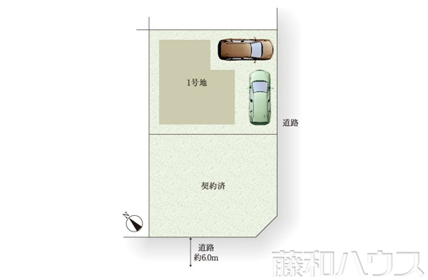 全体区画図　【春日井市ことぶき町】