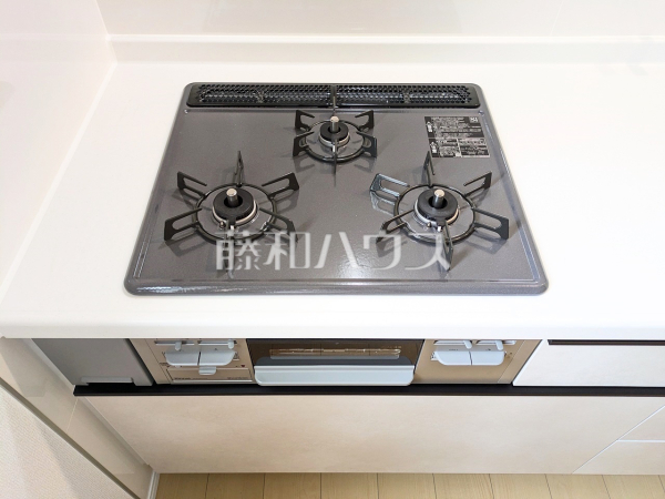 2号棟　キッチンコンロ・グリル　【立川市一番町２丁目】