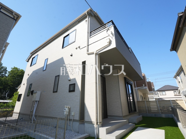 2号棟　外観　【立川市一番町２丁目】建物完成済のため、いつでもご内覧可能です。　