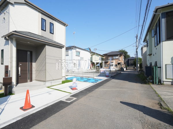 接道状況および現場風景　【立川市一番町２丁目】物件の事、諸費用の事など、小さな疑問もお気軽にご連絡・ご相談下さい。