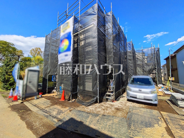 1号棟　外観　【立川市一番町２丁目】
お探しの物件に出会うためには、早めのご確認をオススメします。未完成の今のうちにぜひお問合せをお待ちしております。　