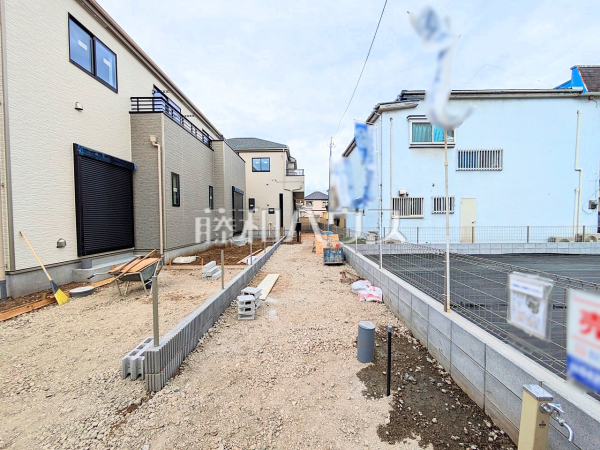 2号棟　外観　【立川市一番町２丁目】
ここに住む方を想像して、着々と建築しております！完成までもう少しです！　