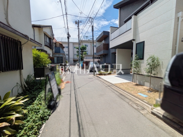 接道状況および現場風景　【杉並区本天沼１丁目】