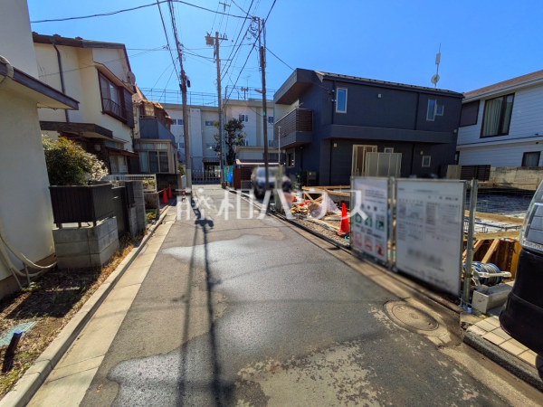 接道状況および現場風景　【杉並区本天沼１丁目】