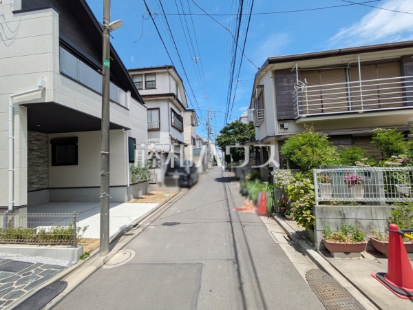 接道状況および現場風景　【杉並区本天沼１丁目】
