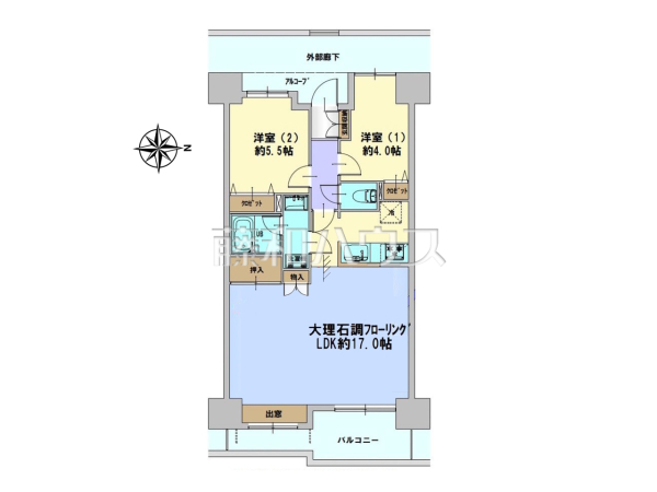 間取図　【ダイアパレス朝霞台】